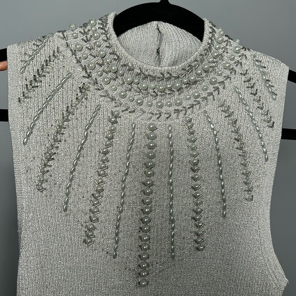 Cache vintage beaded top with